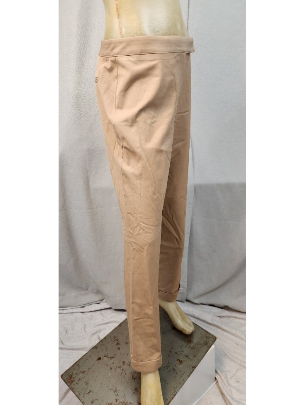 Petite Sophisticate Womens Size 8P 8 Brown Straight Leg Dress Pants USED - Picture 2 of 5